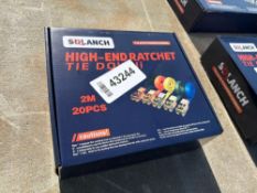 UNUSED SDLANCH HIGH-END RATCHET STRAPS (QTY. 20) - 2M LONG