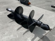 ( 1 ) UNUSED AUGER FOR EXCAVATOR, APPROX 12in DIA