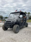 2021 POLARIS PRO XD 4000D UTV, 4X4, DIESEL, MANUAL DUMP BED, BIL OF SALE ONLY, RUNS & DRIVES