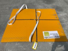 UNUSED STEEL DIAMOND PLATE, APPROX 3FT X 4FT, APPROX 20PCS