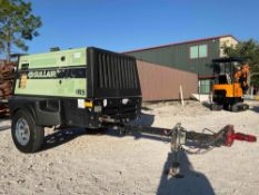 2018 SULLAIR 185D DPQ KU 4F AIR COMPRESSOR, KUBOTA DIESEL, TRAILER MOUNTED, APPROX MAX PRESS 125