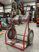 DAYTON 5Z082 CART WITH TERODYN SYSTEM 2000 HIGH ENERGY COMBUSTION POWDER COATING GUN