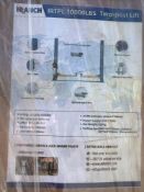 2026 UNUSED IRANCH 10,000LBS TWO-POST LIFT MODEL IRTPL; APPROX LIFTING CAPACITY 9920LBS; APPROX