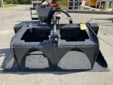 UNUSED 2025 WOLVERINE MINI STUMP GRAPPLE ATTACHMENT MODEL MSG-11-44W FOR MINI SKID STEER