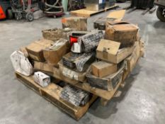 ( 1 ) PALLET OF ASSORTED FASTENERS AND HARDWARE; NUTS, BOLTS, SCREWS. AND WASHERS;MULTIPLE BRANDS,