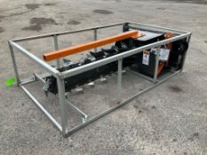 UNUSED 2025 WOLVERINE TRENCHER ATTACHMENT MODEL TCR-12-48H FOR UNIVERSAL SKID STEER