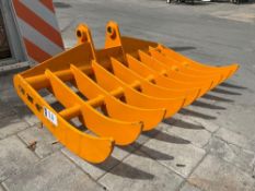 UNUSED CAT 307 DENSE-TEETH RAKE 44IN