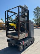2016 JLG MANLIFT MODEL 20MVL, ELECTRIC, APPROX MAX PLATFORM HEIGHT 20FT, NON MARKING TIRES, BUILT...