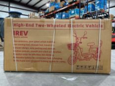 UNUSED HIGH END 2WHEEL RIDE ON ELECTRIC SCOOTER MODEL IREV