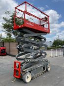 2016 SKYJACK SCISSOR LIFT MODEL SJ 3226, ELECTRIC, APPROX MAX PLATFORM HEIGHT 26FT,LOW HRS SHOWING,
