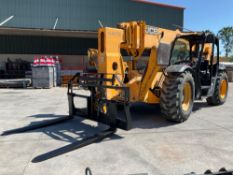 2015 JCB TELEHANDLER MODEL 510-56 S, APPROX MAX LIFT CAPACITY 10,000LBS, APPROX MAX LIFT HEIGHT