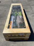 UNUSED ATS POWER 11FT x 19FT ALL -STEEL CARPORT W/ 10FT OPEN SIDE WALLS MODEL LHR-CP1119