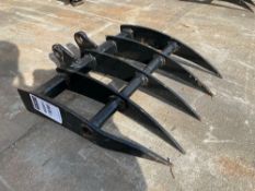 ( 1 ) UNUSED RAKE ATTACHMENT FOR MINI EXCAVATOR