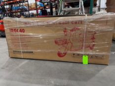 2026 UNUSED IRGC40 3WHEEL MINI TRICYCLE GOLF CART, ELECTRIC, 3-SPEED ADJUSTABLE