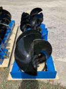 ( 1 ) UNUSED 2025 GIYI AUGER ATTACHMENT FOR SKID STEER, BITS APPROX 8in / 12in & 16in