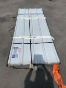 UNUSED METAL ROOF PANELS, APPROX 7.87FT L X 3FT W, APPROX 70PCS