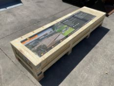 UNUSED ATS POWER 11FT x 19FT ALL -STEEL CARPORT W/ 10FT OPEN SIDE WALLS MODEL LHR-CP1119