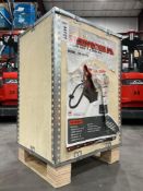 UNUSED LANDHONOR DIESEL FUEL TRANSFER PUMP W 49FT HOSE REEL MODEL LHR-DFP10