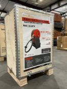 UNUSED LANDHONOR DIESEL FUEL TRANSFER PUMP W 49FT HOSE REEL MODEL LHR-DFP10