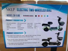 UNUSED SKLP ELECTRIC TWO-WHEELED SCOOTER MODEL SK-E48