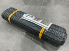 UNUSED PLASTIC MESH FENCING ROLL; APPROX 3.3 FT X 164 FT L