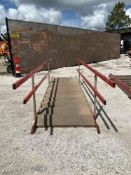 ( 1 ) ADJUSTASTAIRS PORTABLE STAIR / RAMP SYSTEM; HEAVY DUTY STEEL CONSTRUCTION; APPROX 12 STEP