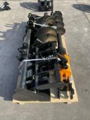 UNUSED 2026 MINI EXCAVATOR ATTACHMENT SET WHICH INCLUDES ( 1 ) BUCKET WITH TEETH / ( 1 ) QUICK HI...