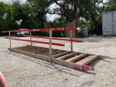 ( 1 ) ADJUSTASTAIRS PORTABLE STAIR / RAMP SYSTEM; HEAVY DUTY STEEL CONSTRUCTION; APPROX 12 STEP