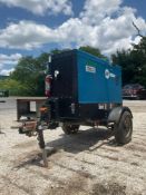 MILLER BIG BLUE 500 PRO WELDER; TRAILER MOUNTED, KUBOTA DIESEL; BILL OF SALE ONLY