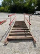 ( 1 ) ADJUSTASTAIRS PORTABLE STAIR / RAMP SYSTEM; HEAVY DUTY STEEL CONSTRUCTION; APPROX 12 STEP
