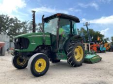 JOHN DEERE TRACTOR MODEL 5325 W/ PTO CONNECTED JOHN DEERE HX6 ROTARY MOWER AND ALAMO INDUSTRIAL