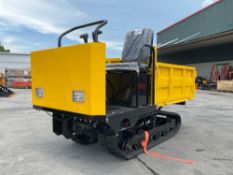 UNUSED 2026 RIDE ON CRAWLER DUMPER MODEL CDWS25; RUBBER TRACKS; GAS POWER, ELECTRIC IGNITION; APP...