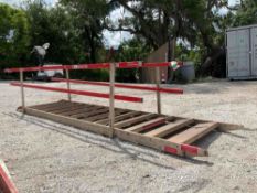 ( 1 ) ADJUSTASTAIRS PORTABLE STAIR / RAMP SYSTEM; HEAVY DUTY STEEL CONSTRUCTION; APPROX 12 STEP