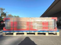 UNUSED SKLP HEAVY DUTY METAL STORAGE SHELVES MODELSK-HJ6; APPROX 40 FT ; APPROX 6 SECTIONS; APPROX
