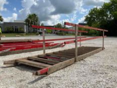 ( 1 ) ADJUSTASTAIRS PORTABLE STAIR / RAMP SYSTEM; HEAVY DUTY STEEL CONSTRUCTION; APPROX 12 STEP