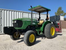 JOHN DEERE TRACTOR MODEL 5325 W/ BOX BLADE, DIESEL, RUNS & OPERATES