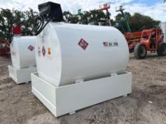 2026 NEW/UNUSED AM-TANK, APPROX. 1,000 GALLON CAPACITY, SKID MOUNTED, STEEL STORAGE & DISPENSING