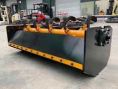 ( 1 ) UNUSED 2025ROTARY TILLER ATTACHMENT MODEL XGJ MINI SKID STEER, APPROX 40 IN L