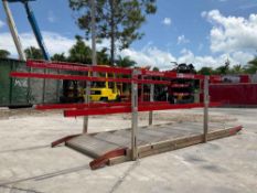 ( 1 ) ADJUSTASTAIRS PORTABLE STAIR / RAMP SYSTEM; HEAVY DUTY STEEL CONSTRUCTION; APPROX 8 STEP UN...