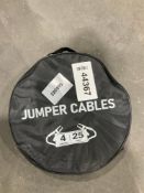 UNUSED JUMPER CABLES, 4 GAUGE, APPROX 25FT