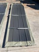 UNUSED 12FT GALVALUME STEEL SIDING ROOFING, APPROX 50 SHEETS IN STACK, APPROX 12FT x 3FT