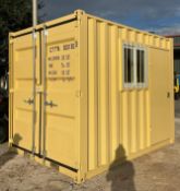 202610FT MULTI-USE CONTAINER W/ SIDE DOOR & WINDOW, FORK POCKETS,
