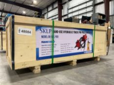 UNUSED 2026 HAND-USE HYDRAULIC TRACK PIN PRESS MACHINE MODEL SYLJ100, APPROX HYDRAULIC CYLINDER