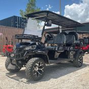 UNUSED 2026 SDLOOL 6-SEATER OFF-ROAD GOLF CART MODEL GC42S; ELECTRIC POWERED; DARK GREEN, 60V BAT...