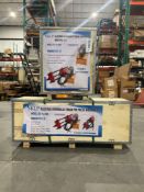 UNUSED 2026 SKLP HYDRAULIC TRACK PIN PRESS MACHINE MODEL SK-YLJ100, 2 CREATES ,APPROX 110V, APPROX