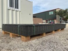 UNUSED SKLP POLYETHYLENE BOARD ROADBED PROTECTION PAD MODEL SK-LJB12, APPROX 12 PADS TOTAL