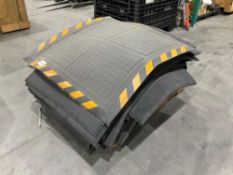 ( 1 ) PALLET OF INDUSTRIAL WAREHOUSE MATS , ASSORTED SIZES