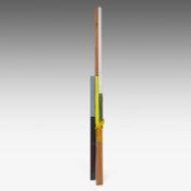 Jessica Stockholder (1959), installation No 150, 1991, mixed media (+) 242 cm. (95.28 in.)