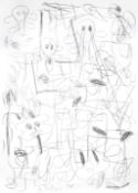 Andre Butzer (1973), untitled, 2007, pencil on paper 209 x 148 cm. (82.28 x 58.27 in.), Frame: 220 x