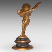 Charles Sykes (1875-1950), 'Spirit of Ecstasy', gilt bronze sculpture for Rolls-Royce 66 cm. (25.98